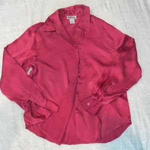 Silk Women’s Button Down Blouse - Style & Co